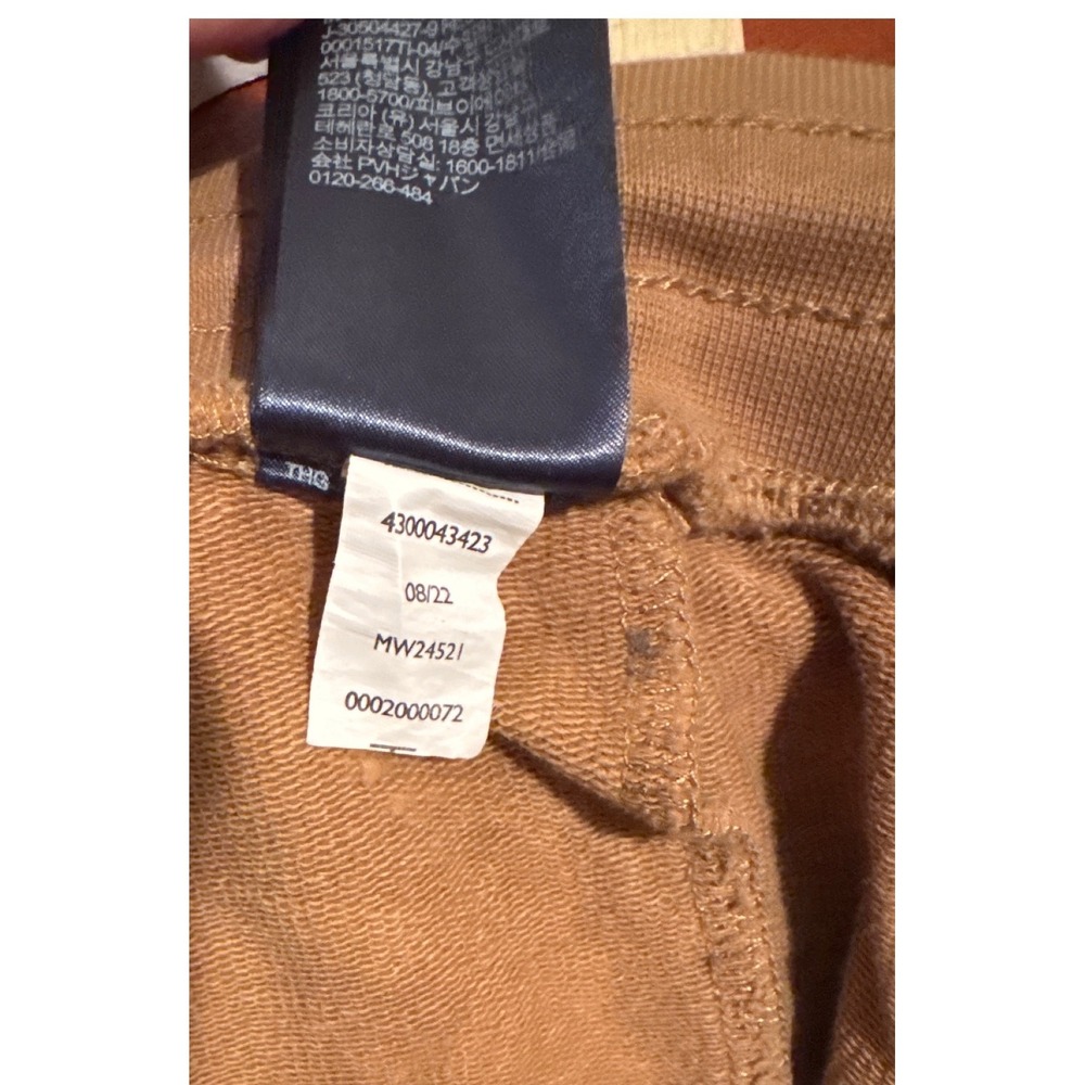 Tommy Hilfiger Mens Tobacco Brown Jogger Sweatpants Gorpcore MW24521 Sz M - Picture 8 of 11